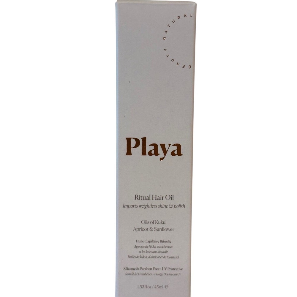 Playa Ritual Hair Oil 1.52oz 45ml New Kukui Apricot Sunflower UV‎ Protective